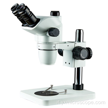 Microscopio stereo zoom 6.7-4.5x per manutenzione elettronica